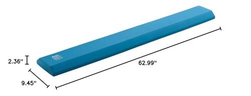 Airex Balance Beam - Exercise Foam Pad Physical Therapy, Gymnastics, Kids, Yoga, Mobility Rehabilitation Stability Mat Strength Trainer for Walking, Knee, Ankle, Foot - Beam, Blue, size: 62.99x9.45x2.36" (AR-BEAM)