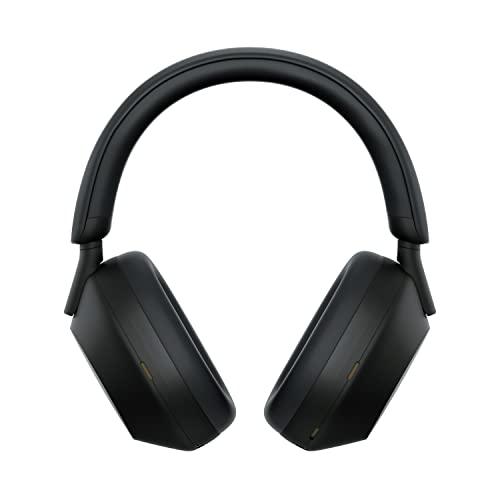 Sony WH-1000XM5 The Best Wireless Noise Canceling Headphones, Made Of Soft Fit Synthetic Leather, Integrated Processor V1, With 4 Beamforming Microphones, Up To 30-Hour Battery Life, Black