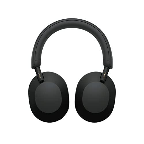 Sony WH-1000XM5 The Best Wireless Noise Canceling Headphones, Made Of Soft Fit Synthetic Leather, Integrated Processor V1, With 4 Beamforming Microphones, Up To 30-Hour Battery Life, Black