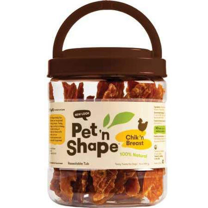 Pet 'n Shape Chik 'n Breast Jerky Dog Treats - 1 Pound