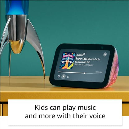 Amazon Echo Show 5 Kids (newest model), Designed for kids, with parental controls, Includes 1 year of Amazon Kids+, Galaxy