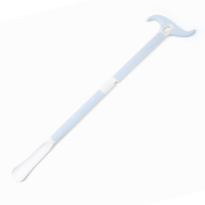 Juvo Long Handle Shoehorn and Dressing Aid - for Elderly, Disabled, Limited Mobility, Hip Replacement Recovery, Back, Shoulder and Knee Surgery - Helps Getting Dressed Without Bending or Stooping