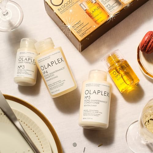 Olaplex In Good Repair Hair Kit: No. 3, 4, 5, 7, Shampoo & Conditioner Set, Hydrate, & Control Frizz (72H), Bonding Oil to Shine & Protect, Perfector to Strengthen & Reverse Damage