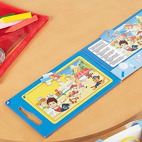 Melissa & Doug PAW Patrol Take-Along Magnetic Jigsaw Puzzles (2 15-Piece Puzzles) - FSC Certified