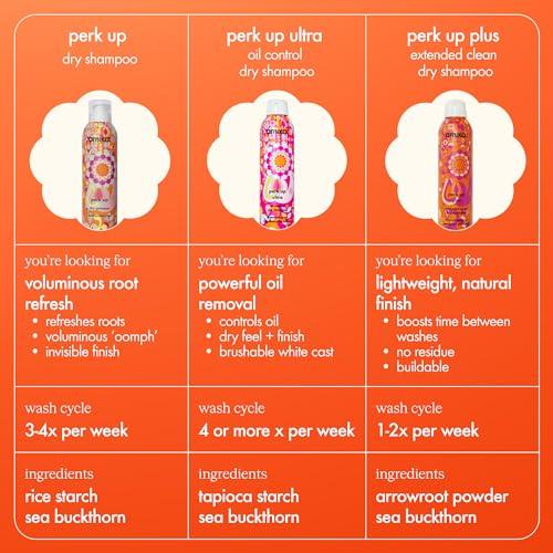 amika Perk Up Dry Shampoo, 5.3 oz. (Pack of 1)