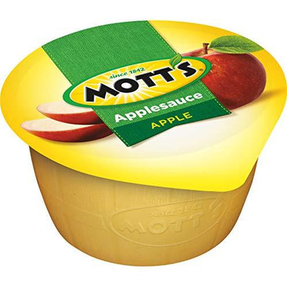 Mott's Applesauce, 4 Oz Cups, 18 Count, No Artificial Flavors, Good Source Of Vitamin C, Nutritious Option For The Whole Family