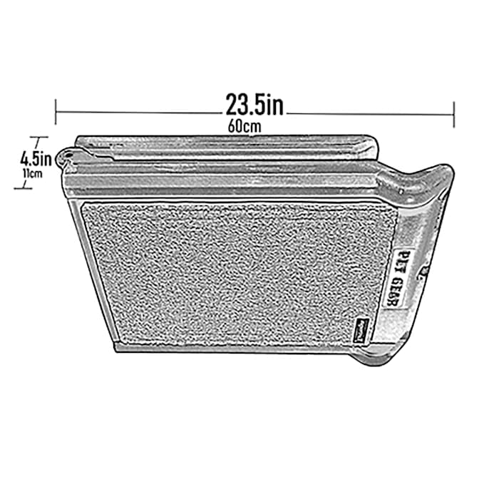 Pet Gear supertraX Ramps for Dogs and Cats, Maximum Traction Surface, Portable/Easy-Fold (No Tools Required), Built in Handle for Travel, 5 Models, 42-71 Inches Long, Supports 150-200lbs