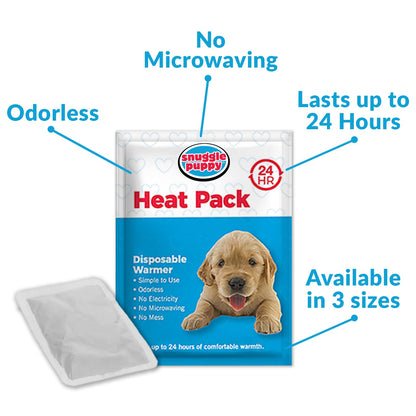Original Snuggle Puppy Essentials Starter Kit. Heartbeat Dog Toy and Calming Aid with 3 Heat Packs, Puppy Teething Toy, Dog Chew Toy and Dog Blanket.