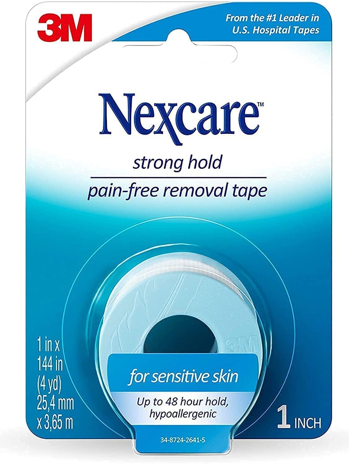 Nexcare Sensitive Skin Low Trauma Tape, 4 count