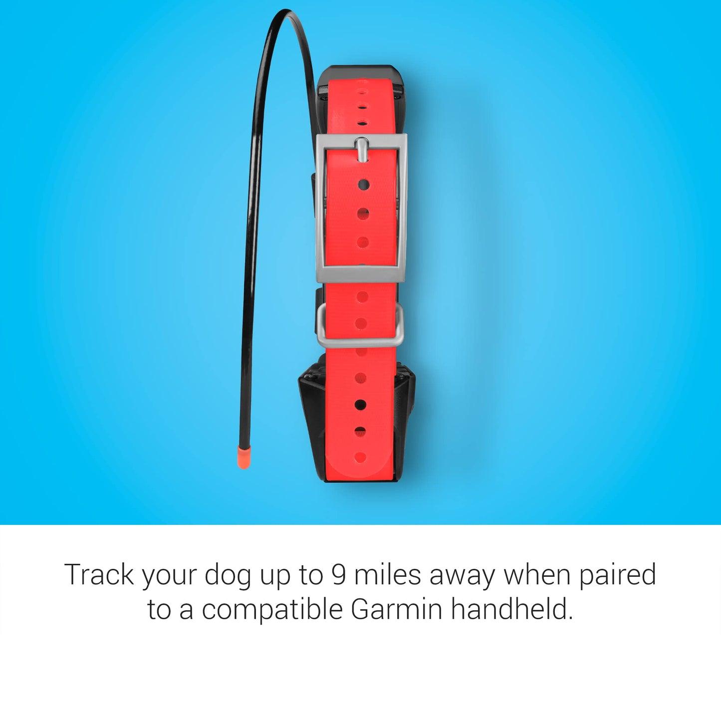 Garmin TT™ 15X Dog Device, Tracking and Training Dog Device with Collar, 18 Levels of Stimulation, Rugged and Water-Resistant, High-Sensitivity GPS, Red