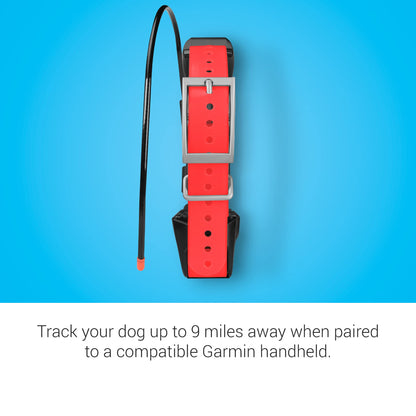 Garmin TT™ 15X Dog Device, Tracking and Training Dog Device with Collar, 18 Levels of Stimulation, Rugged and Water-Resistant, High-Sensitivity GPS, Red