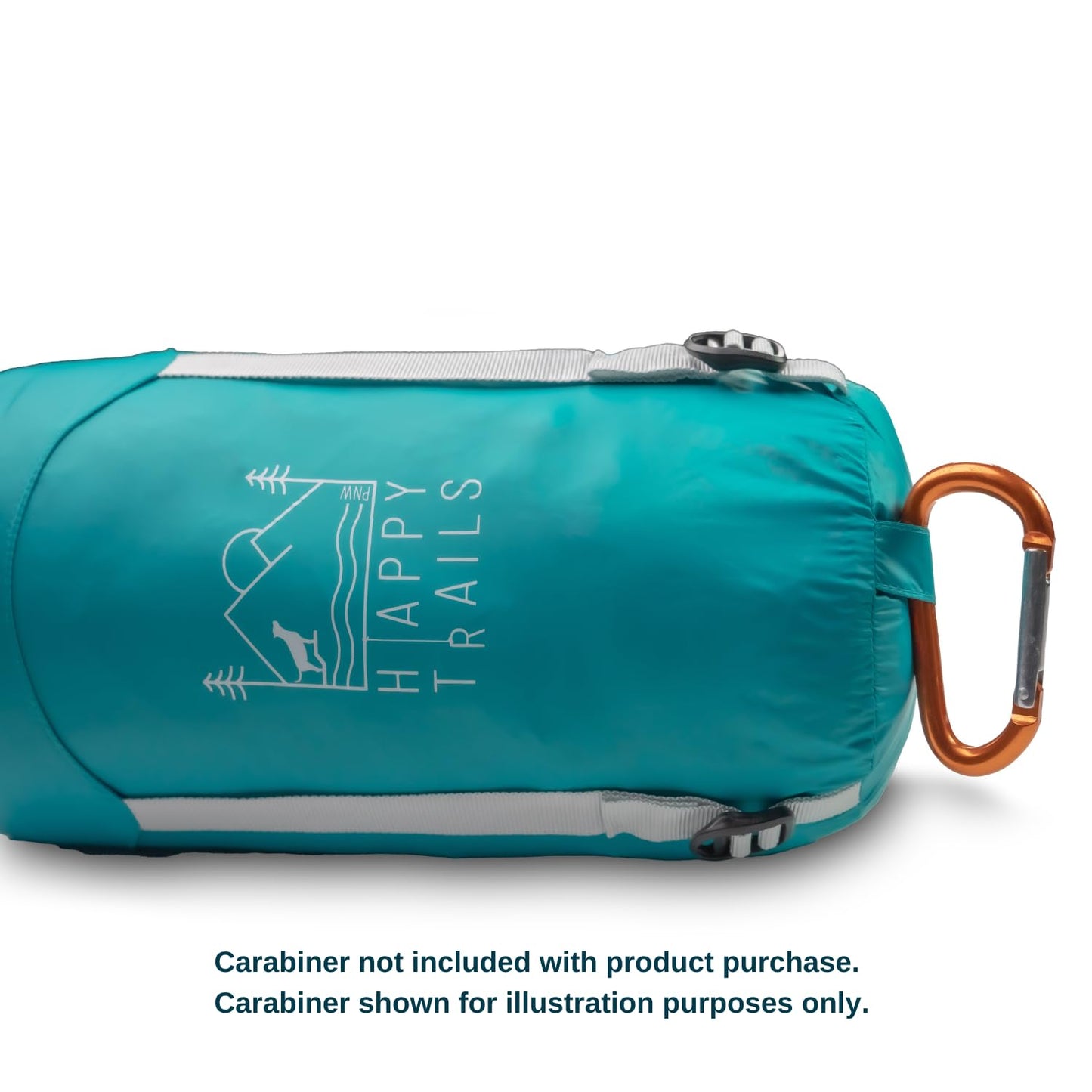 Ultralight Dog Sleeping Bag Backpacking—Outdoor Dog Bed for Hiking—Backpacking Gear for Dogs—Dog Hiking Gear—Dog Camping Gear—Packable Sleeping Bag for Dogs—Dog Travel Bed (Glacial Blue | Medium)