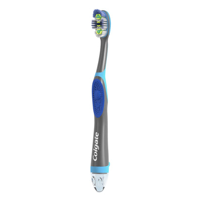 Colgate 360 Vibrate Deep Clean Battery Operated Toothbrush Pack, Disposable Electric Toothbrush with 1 AAA Battery Included, Whole Mouth Clean, 2 Pack