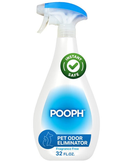 Pooph Pet Odor Eliminator, 32oz Spray - Dismantles Odors on a Molecular Basis, Dogs, Cats, Freshener, Urine, Poop, Pee, Deodorizer, Natures, Puppy, Fresh, Clean, Furniture, Potty, Safe