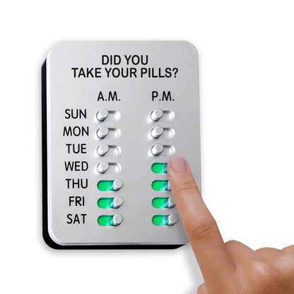 DYFTD Did You Take Your Pills? Medicine Tracker Mountable Device