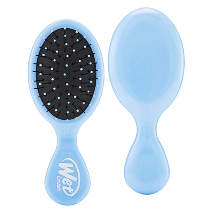 Wet Brush Squirt Detangling Brush, Sky - Mini Detangler Brush, No Tangle Ultra-Soft IntelliFlex Bristles, Wet & Dry Styling Hair Brush for Women & Men, All Hair Types