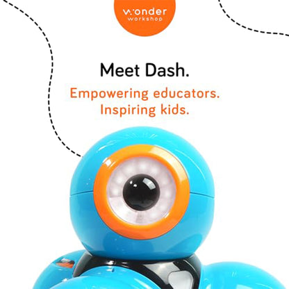 Wonder Workshop Dash Robot – Coding Robots for Kids 6+ – Voice Activated STEM Robot Toys – Interactive, Educational & Programmable