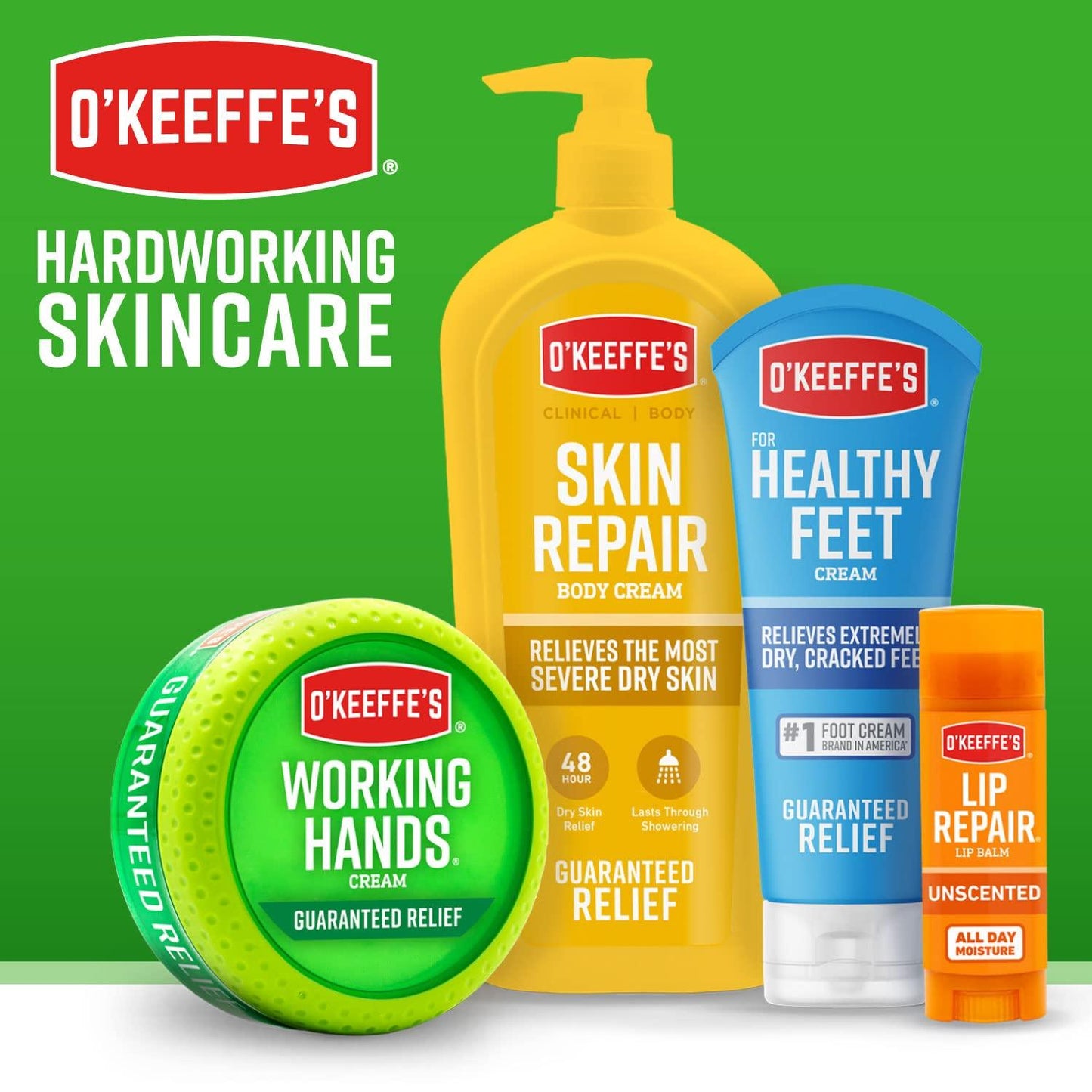 O'Keeffe's Working Hands Hand Cream for Extremely Dry; Cracked Hands; 3.4 Ounce Jar; (Pack 2)