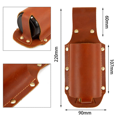 Beer Belt,Leather Beer Holster Bottle Holders,Beer Holster Belt Holder,Grilling Beer Gifts for Men Father Day Christmas, for Beer Drinkers/Lovers Beer Accessories for Travel Camping Party