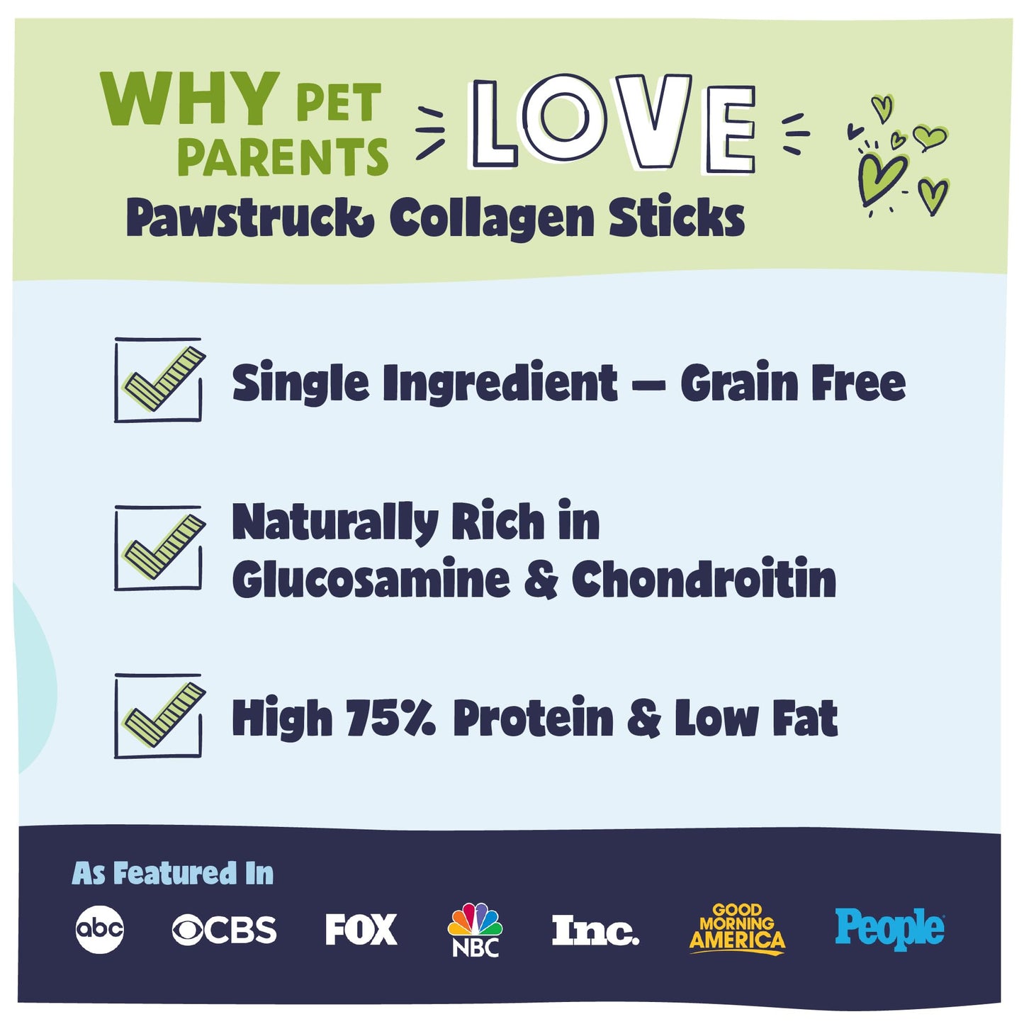 Pawstruck Natural Large 12" Beef Collagen Sticks for Dogs - Healthy Long Lasting Alternative to Traditional Rawhide - High Protein Treats w/Chondroitin & Glucosamine - 5 Count - Packaging May Vary