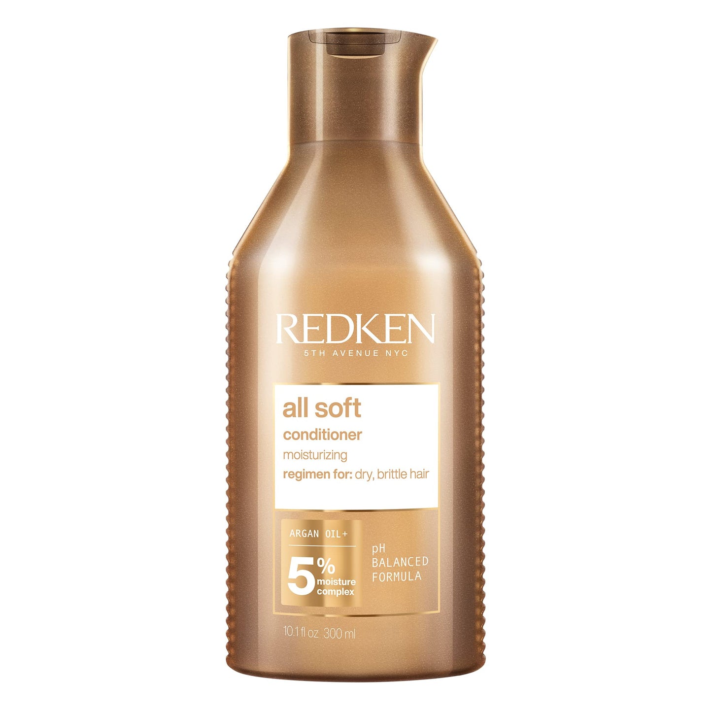 Redken All Soft Conditioner | For Dry, Brittle Hair | Moisturizes & Provides Intense Softness | With Argan Oil | 10.1 Fl Oz