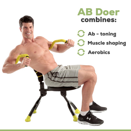 AB Doer 360 Ab Fitness Machine PRO Kit - Full Body Workout System for Abdominal & Muscle Activation