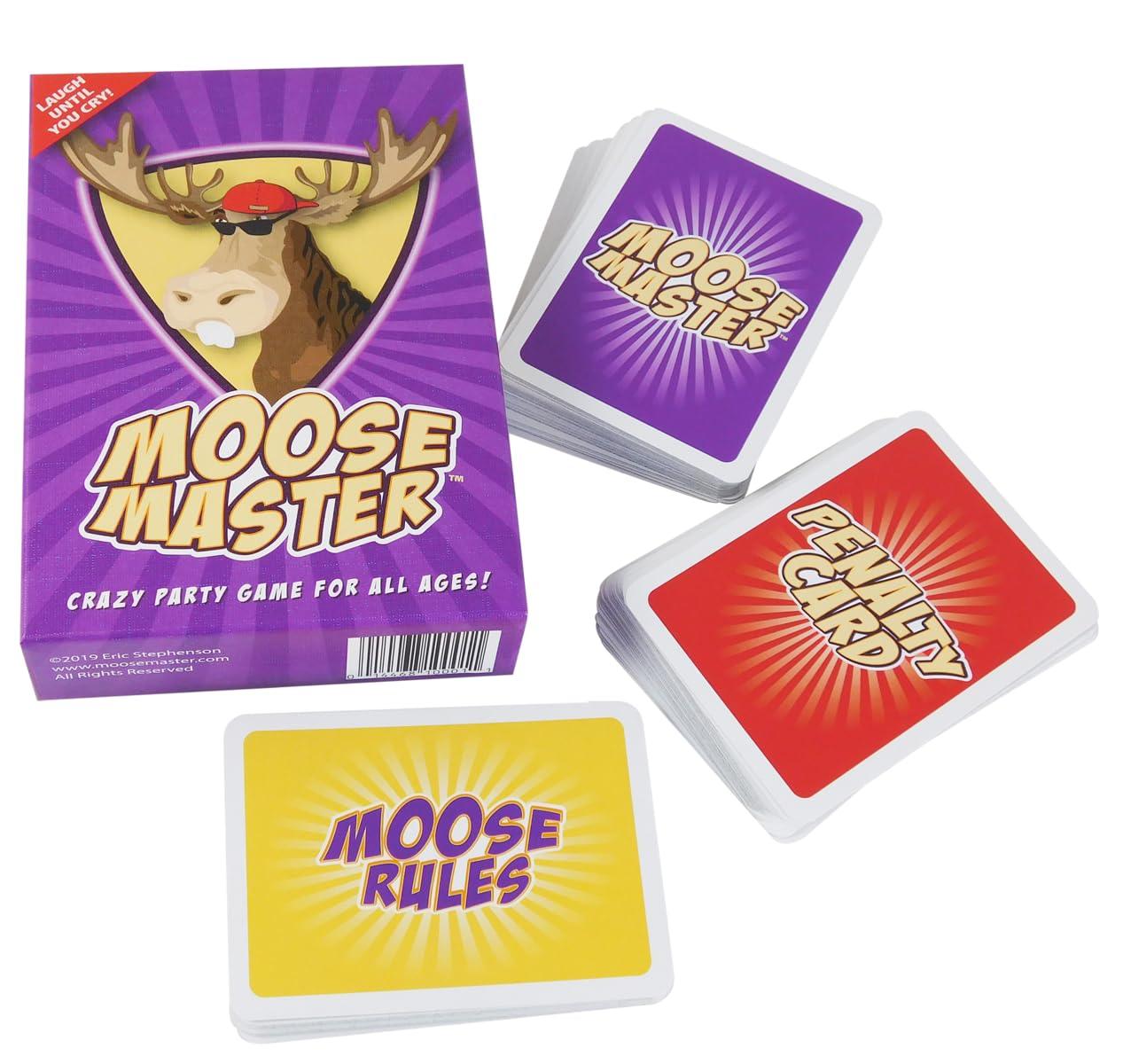 Moose Master - Laugh Until You Cry Fun - Your Cheeks Will Hurt from Smiling and Laughing so Hard - for Fun People Looking for A Hilarious Night in a Box