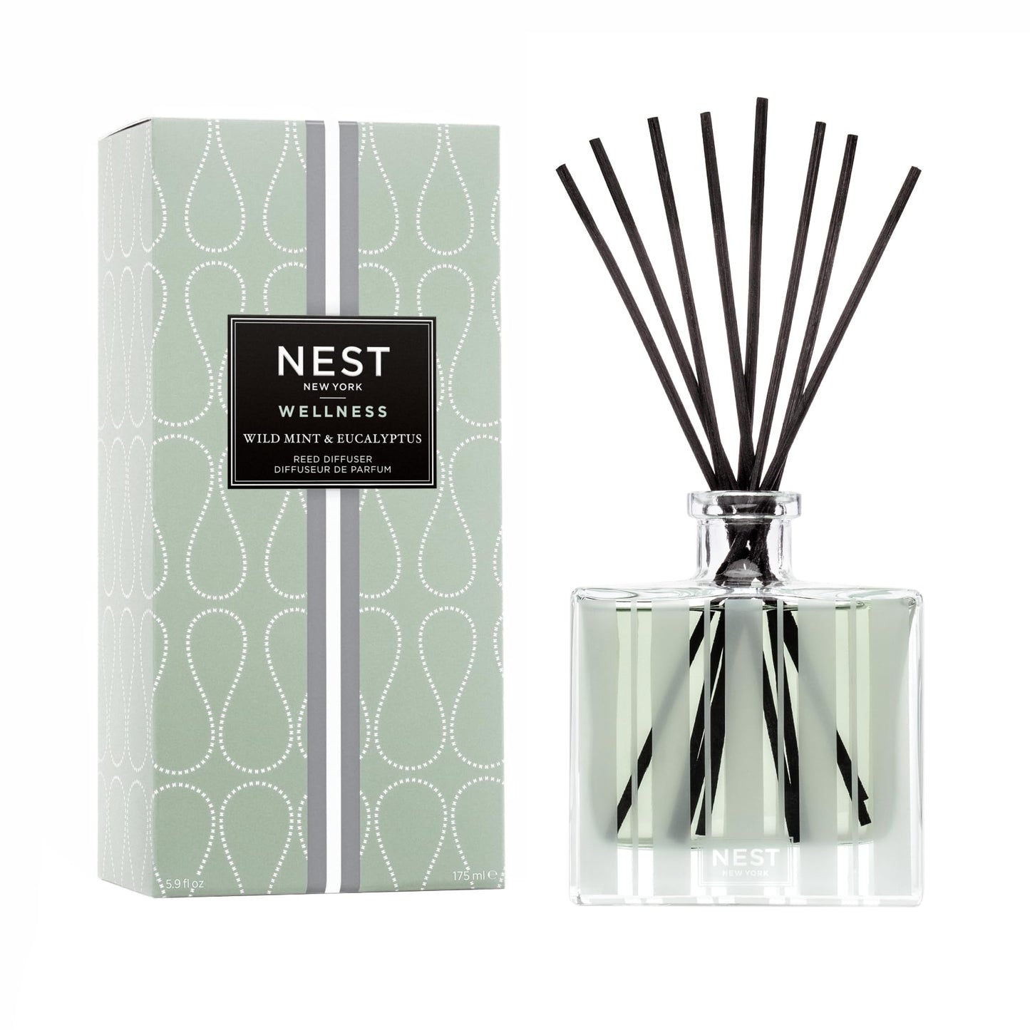 NEST New York Wild Mint & Eucalyptus Reed Diffuser