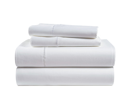 LANE LINEN 100% Egyptian Cotton Sheets King Size - 1000 Thread Count, 4Pc King Size Sheets Set, Smooth Sateen Weave King Sheets, Ultra Luxury Bed Sheets, 16" Deep Pocket King Sheet Set - White Sheets