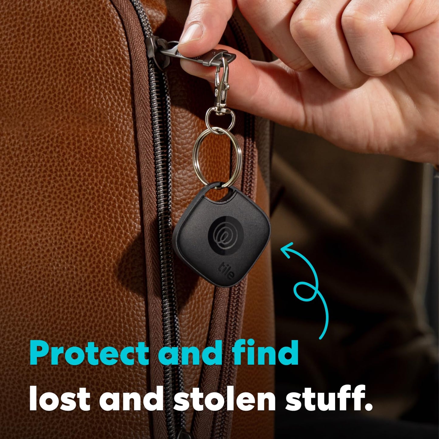 Tile by Life360 Mate (2024) Bluetooth Tracker, Keys Finder and Item Locator for Keys, Bags and More. Phone Finder. Both iOS and Android Compatible. 1-Pack (Black)