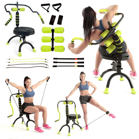 AB Doer 360 Ab Fitness Machine System - PRO Kit -Provides An Abdonimal And Muscle Activating Workout with Aerobics to Burn Calories and Workout