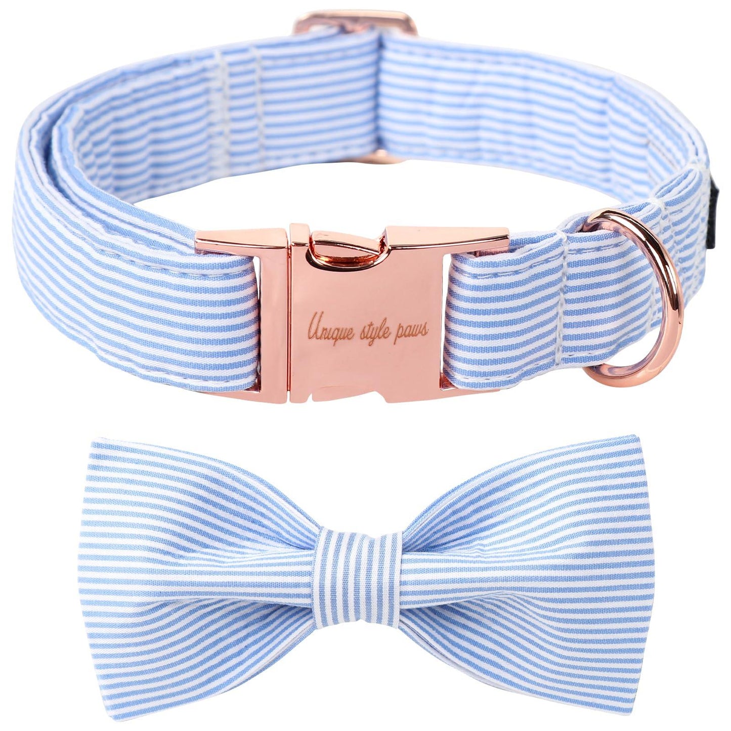 Unique Style Paws Pet Soft &Comfy Bowtie Dog Collar and Cat Collar Pet Gift for Dogs and Cats 6 Size and 7 Patterns