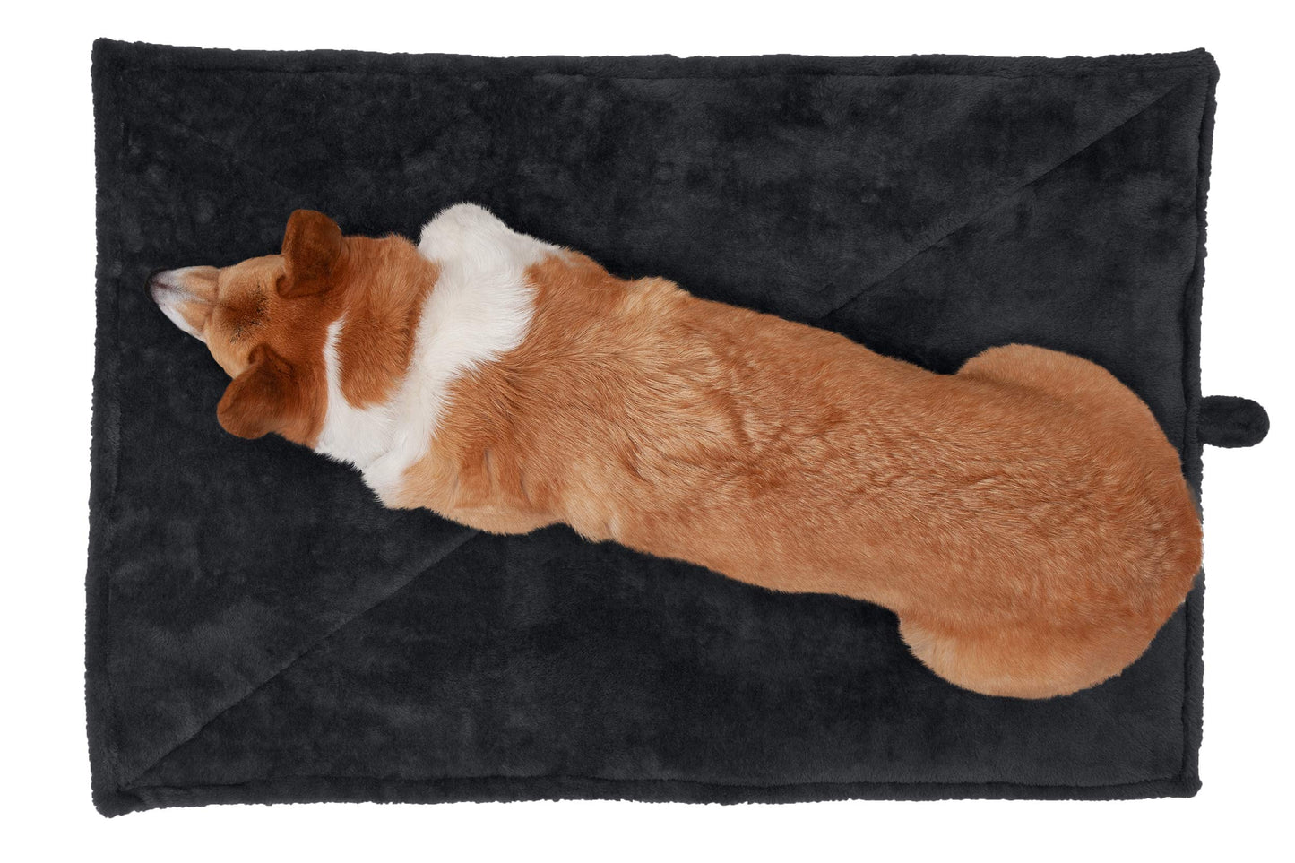 Furhaven ThermaNAP Self-Warming Cat Bed for Indoor Cats & Small Dogs, Washable & Reflects Body Heat - Quilted Faux Fur Reflective Bed Mat - Black, Small