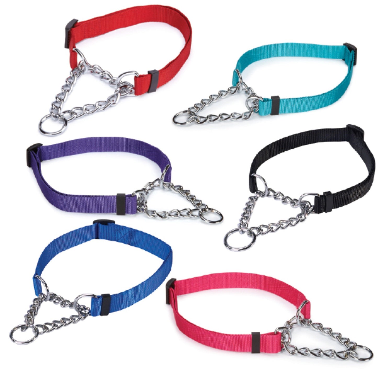 Guardian Gear Choke-Style Adjustable Martingale Dog Collar , 13-18 Inch