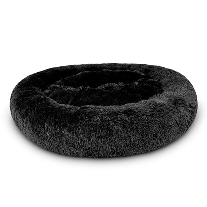 The Dog’s Bed Sound Sleep Original Calming Dog & Cat Bed, Anti-Anxiety Plush Faux Fur Donut Nest Snuggler, with Removable Cover