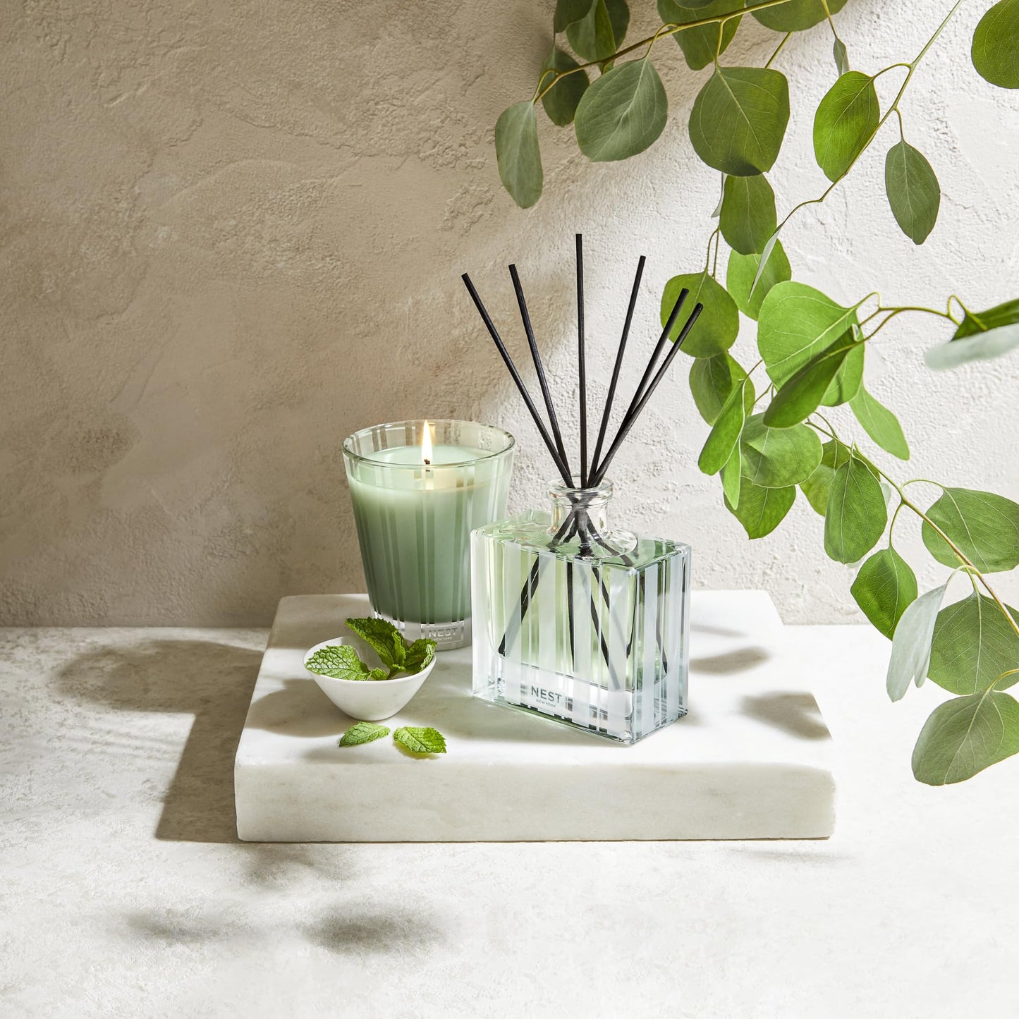 NEST New York Wild Mint & Eucalyptus Reed Diffuser