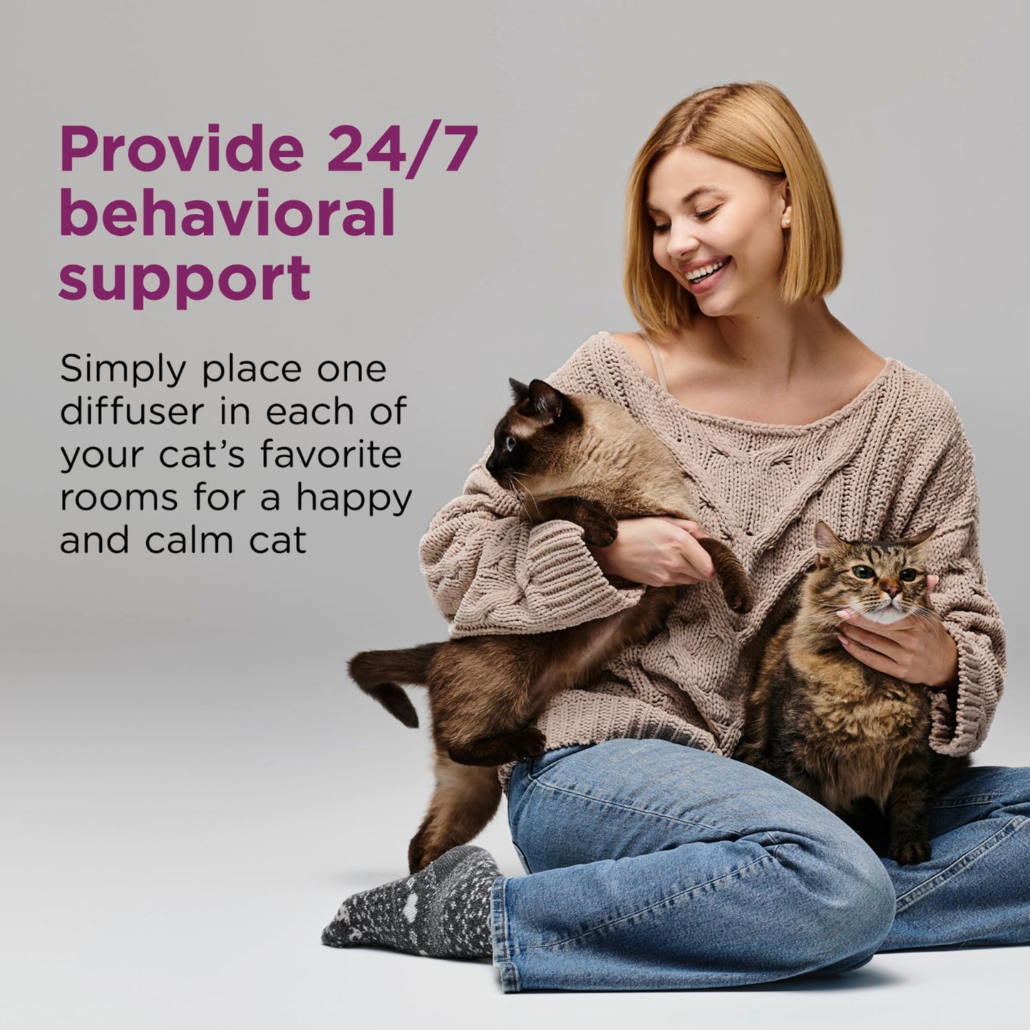 Comfort Zone Multi Cat Calming Diffuser: 2 Pheromone Diffusers & 2 Refills