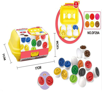 Cognitive Rehab Eggs: 12pc Stroke Recovery Puzzle Set