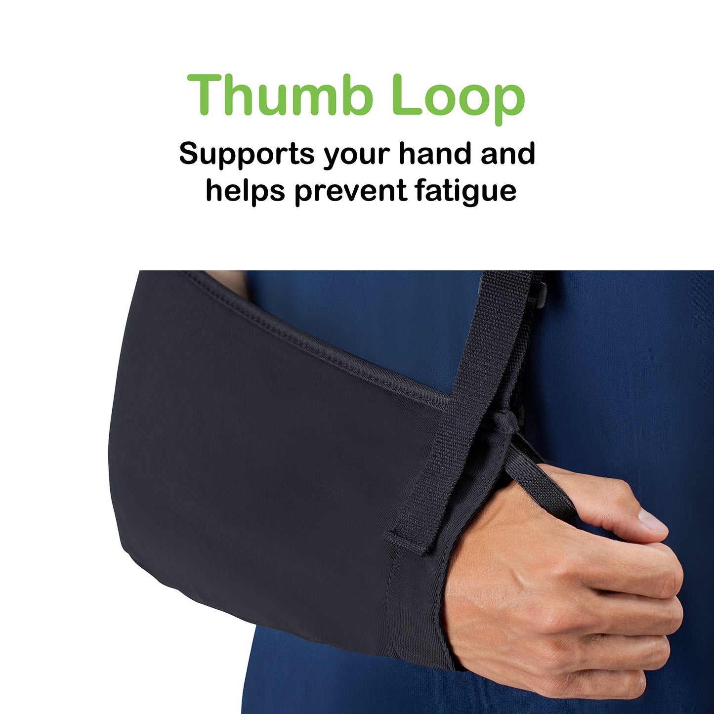 Think Ergo Arm Sling Air: Breathable Medical Sling with Padding on Strap. For Broken & Fractured Bones, Shoulder & Rotator Cuff Support