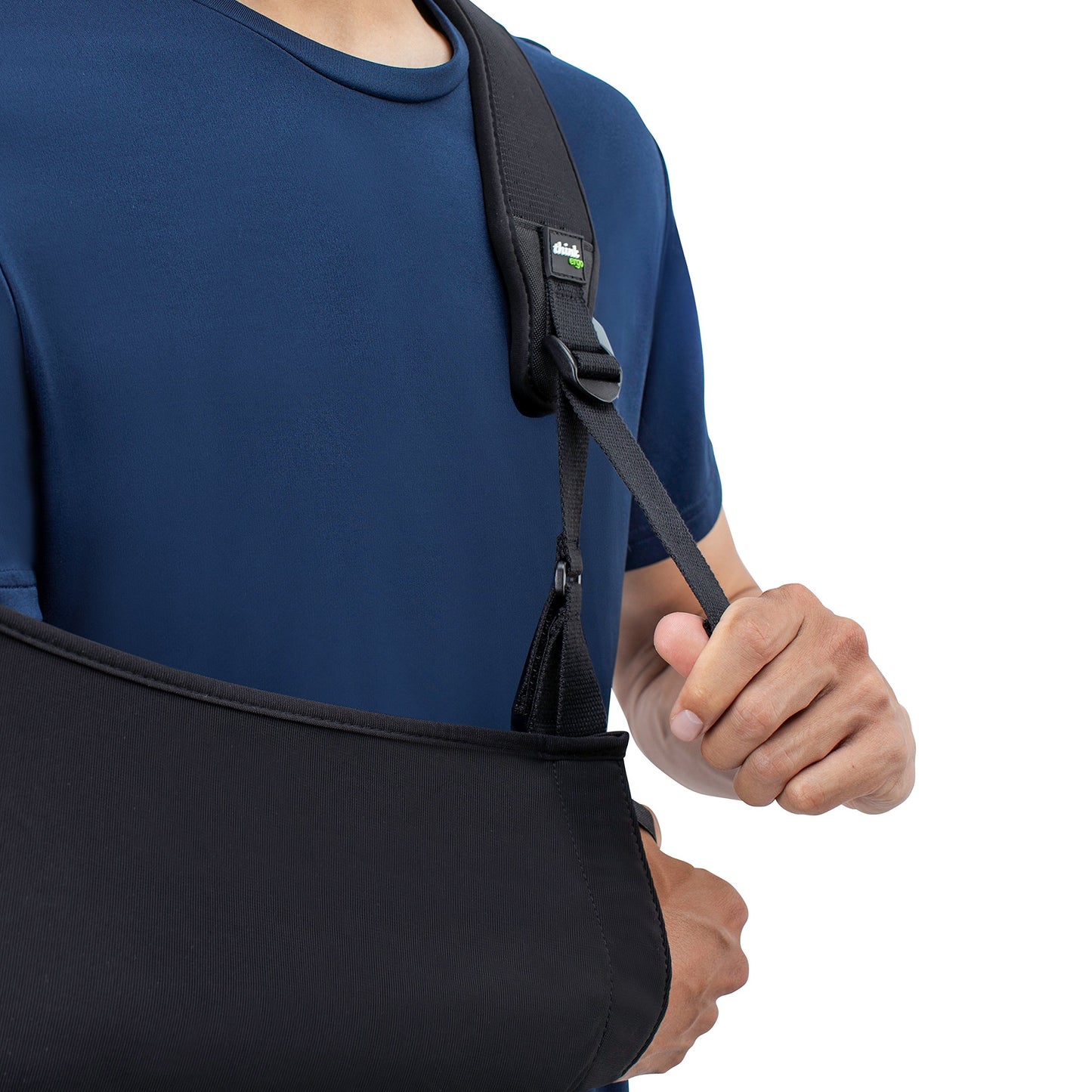 Think Ergo Arm Sling Air: Breathable Medical Sling with Padding on Strap. For Broken & Fractured Bones, Shoulder & Rotator Cuff Support