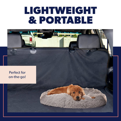 Premium Dog Beds for Large Dogs and Medium Dogs - Portable Dog Beds & Furniture - Dog Travel - Fits up to 25 lbs, (Small, Beige)