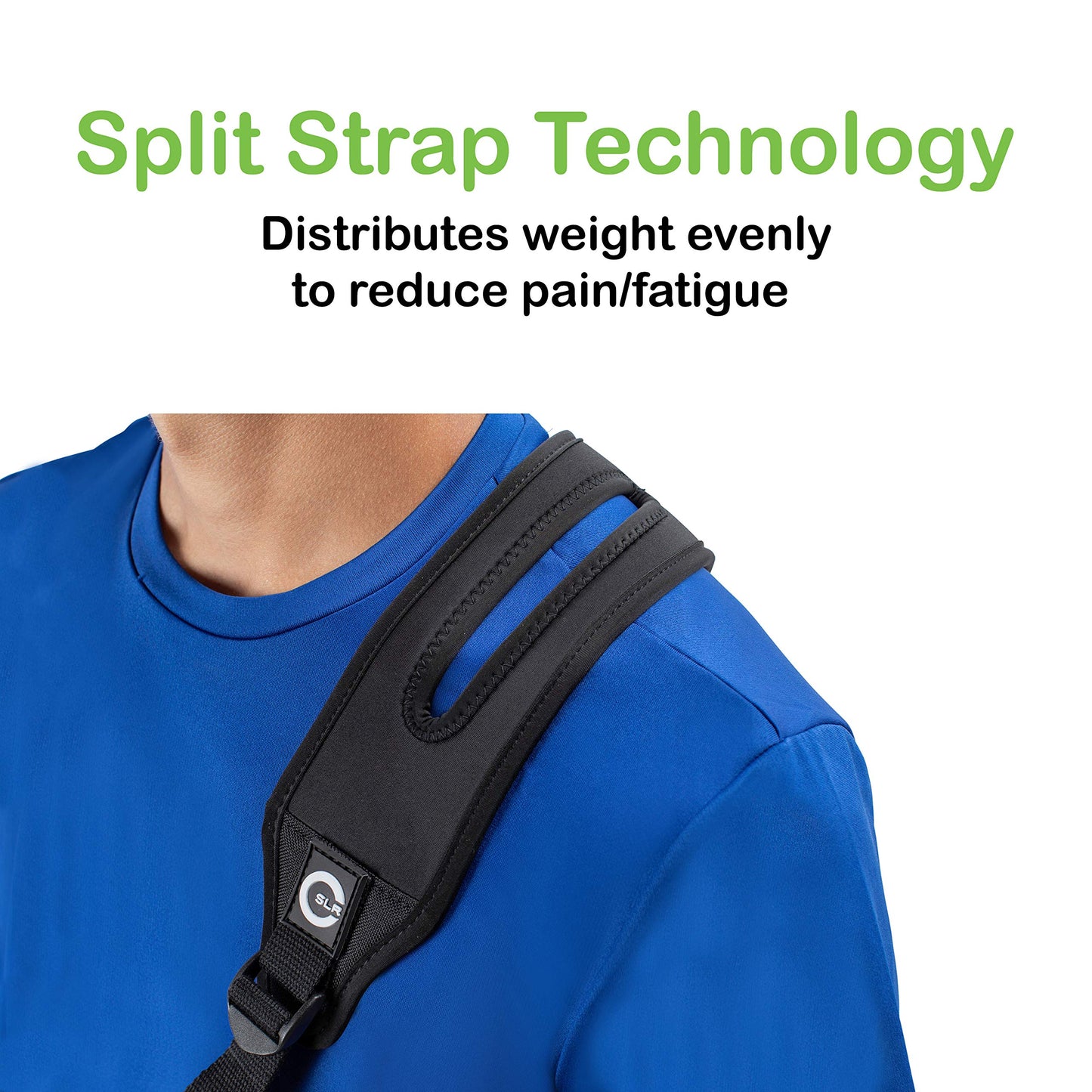 Custom SLR/Healjoy Medical Arm Sling with Split Strap Technology, Ergonomic Design for Men & Women