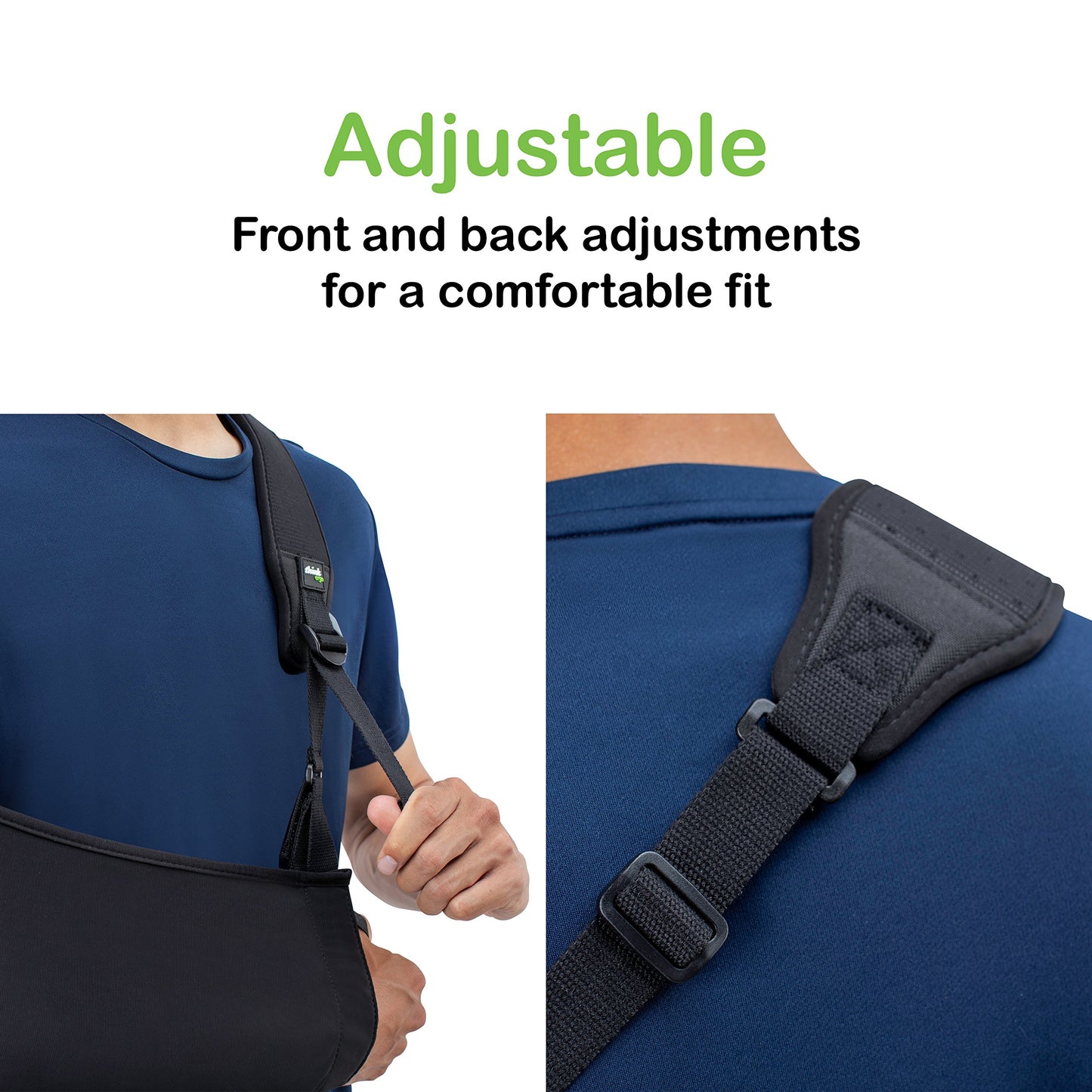 Think Ergo Arm Sling Air: Breathable Medical Sling with Padding on Strap. For Broken & Fractured Bones, Shoulder & Rotator Cuff Support