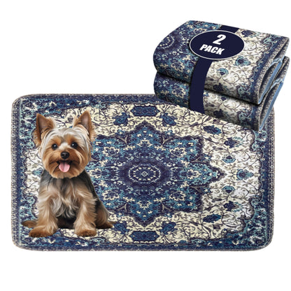 PUPIBOO Washable Pee Pads for Dogs - Super Absorbent Reusable Puppy Training Pads - 100% Waterproof, Leak-Proof & Non-Slip Whelping Pads for Pet Housebreaking