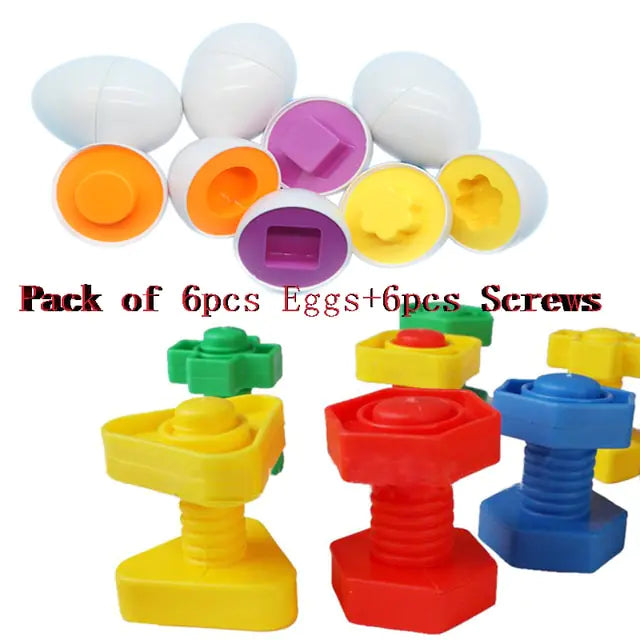 Cognitive Rehab Eggs: 12pc Stroke Recovery Puzzle Set