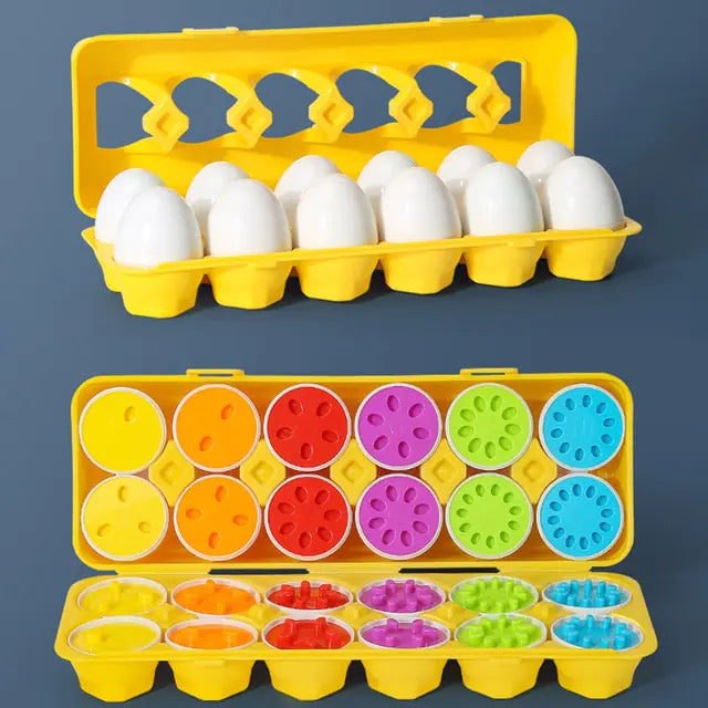 Cognitive Rehab Eggs: 12pc Stroke Recovery Puzzle Set