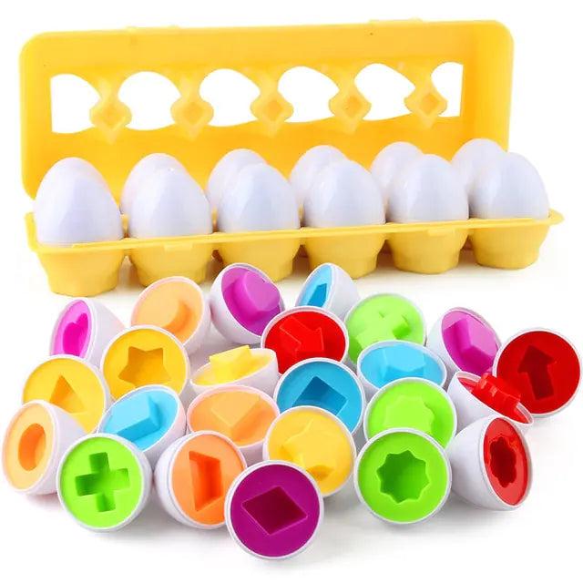 Cognitive Rehab Eggs: 12pc Stroke Recovery Puzzle Set