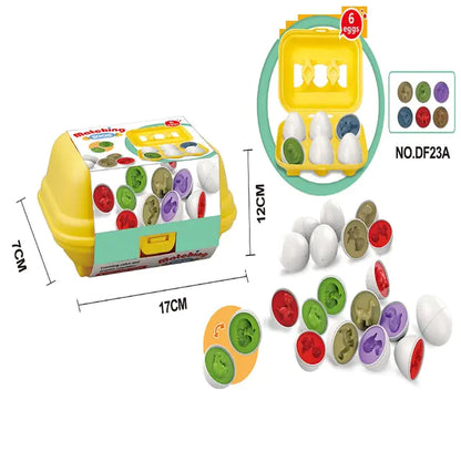 Cognitive Rehab Eggs: 12pc Stroke Recovery Puzzle Set