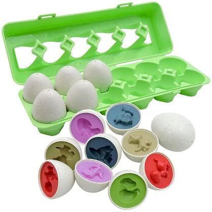 Cognitive Rehab Eggs: 12pc Stroke Recovery Puzzle Set