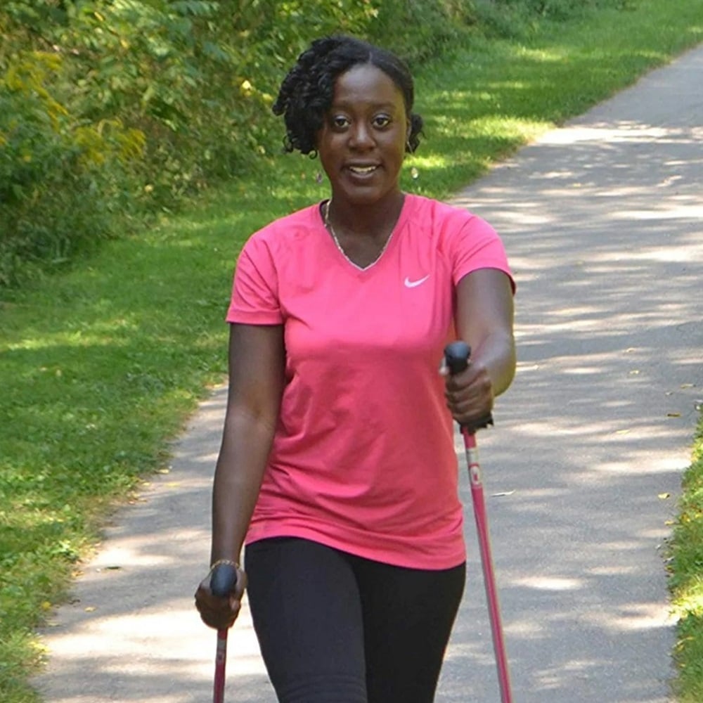 4Life Pink Fitness Walking Poles by Urban Poling